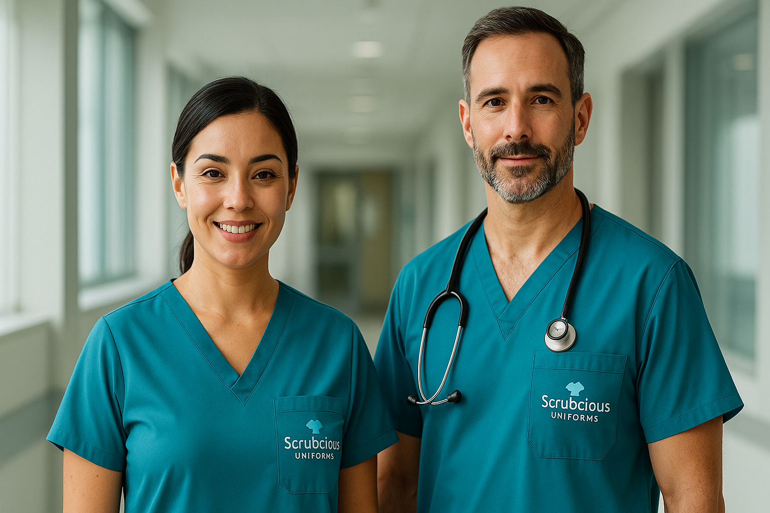 Medical theme — branded healthcare and scrubs company store example